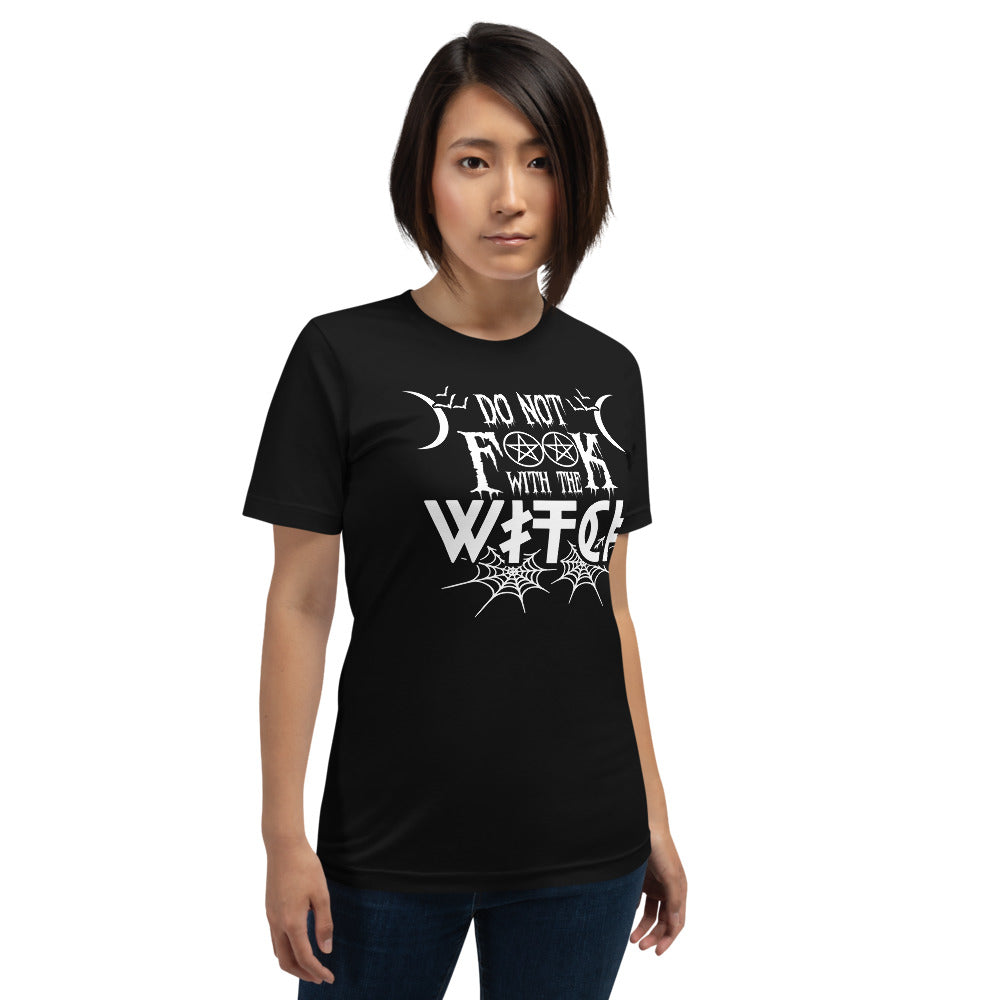 DO NOT F**K WITH THE WITCH Short-Sleeve Unisex T-Shirt