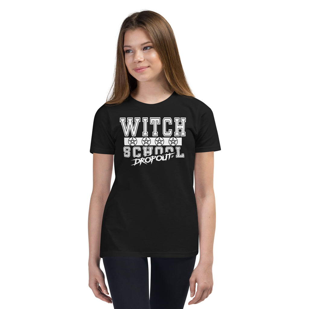 WITCH SCHOOL DROPOUT Youth Short Sleeve T-Shirt